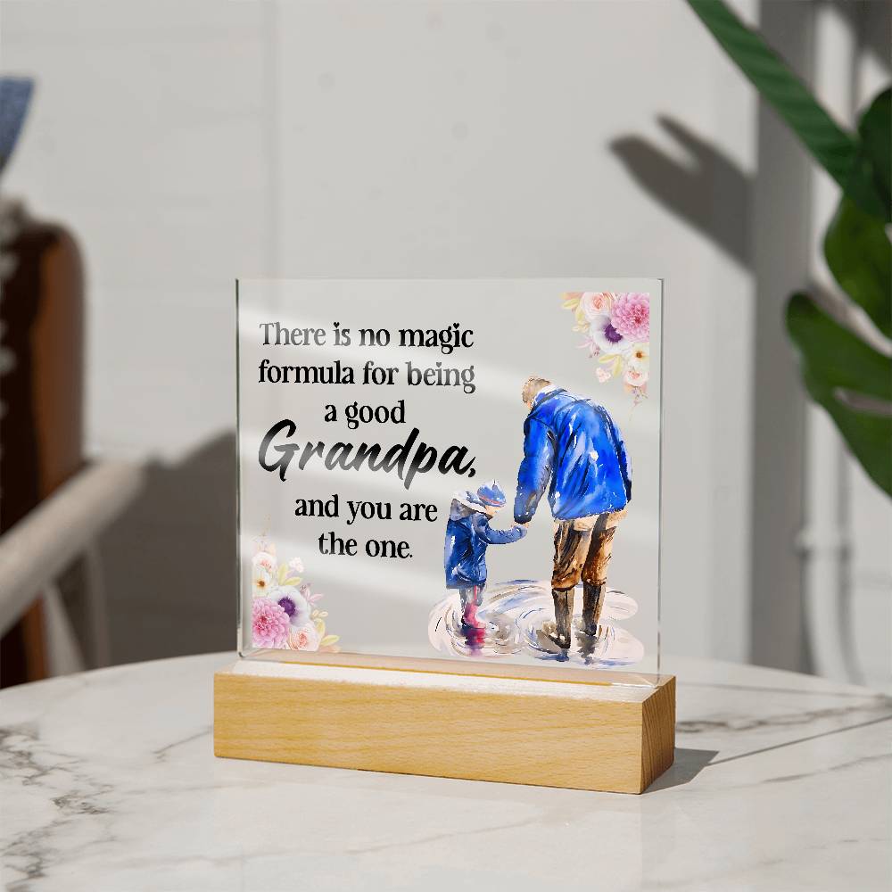 Acrylic Square Design_Grandpa